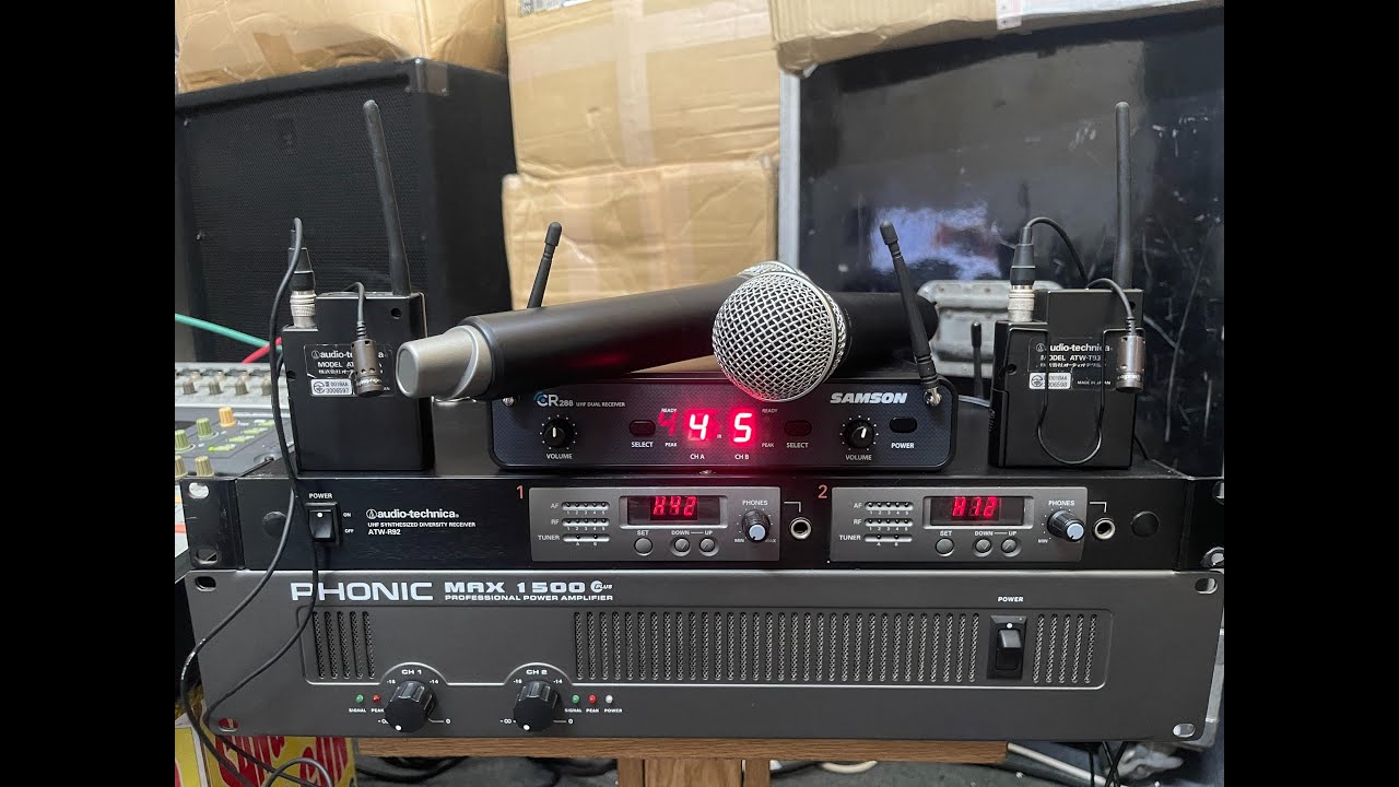 Lên Sóng 2 Bộ Mic SAMSON CR288 Và Audio Technica Vừa Về Tại Sang Audio