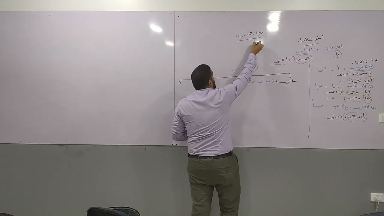أسلوب النداء - الصف الثاني الإعدادي - الترم الثاني 2026
