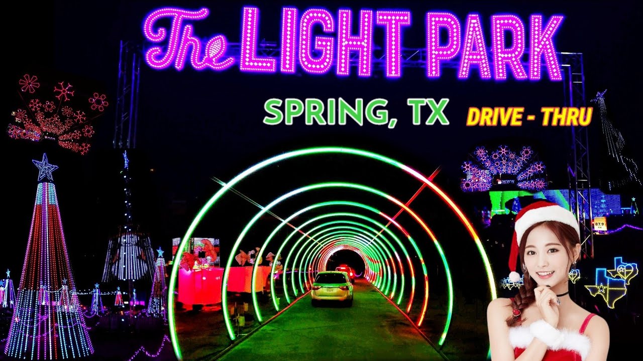 The Light Park Spring, Texas( Drive Thru Christmas Lights) | Christmas Lights 2020