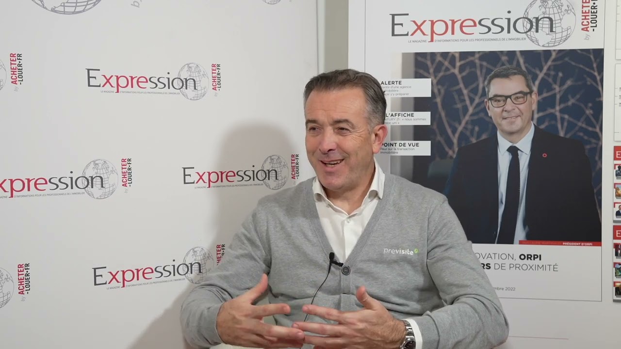 Salon FNAIM 2022 - St&eacute;phane Caron Directeur G&eacute;n&eacute;ral de PREVISITE