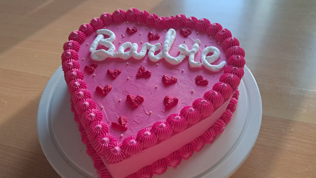 Beginner friendly barbie birthday cake