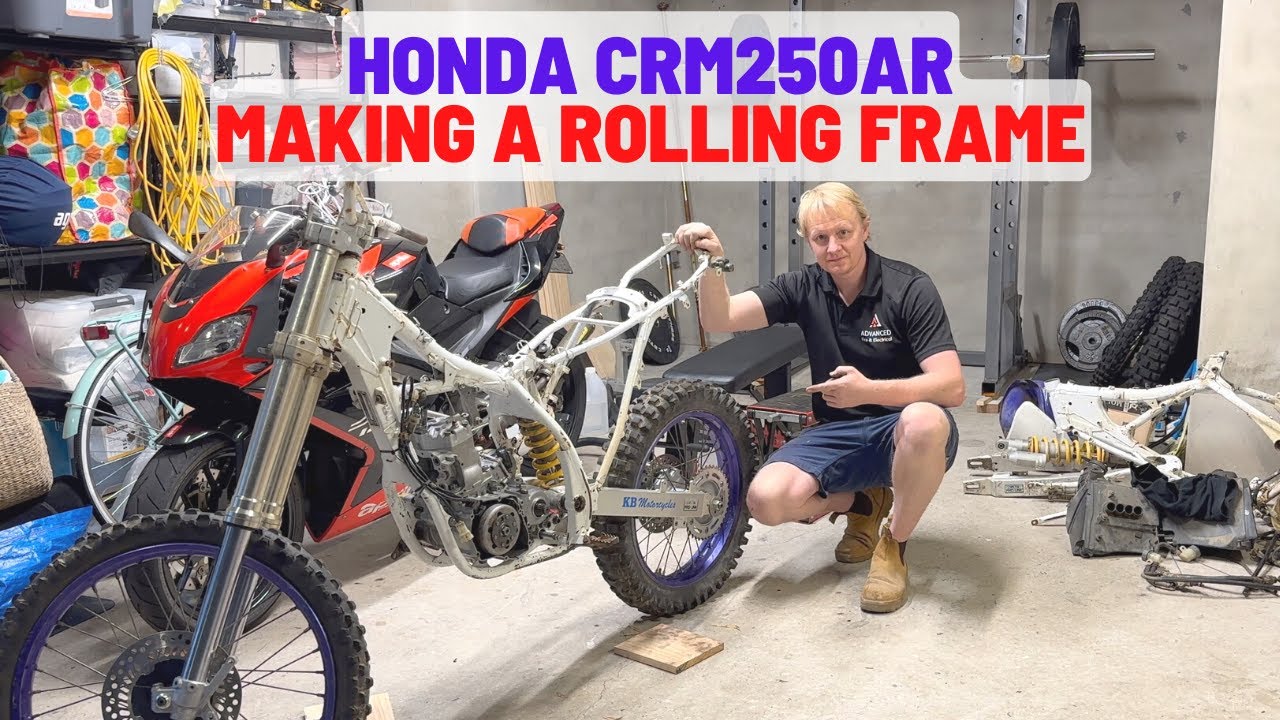 Honda CRM250AR Restoration - Rolling Frame