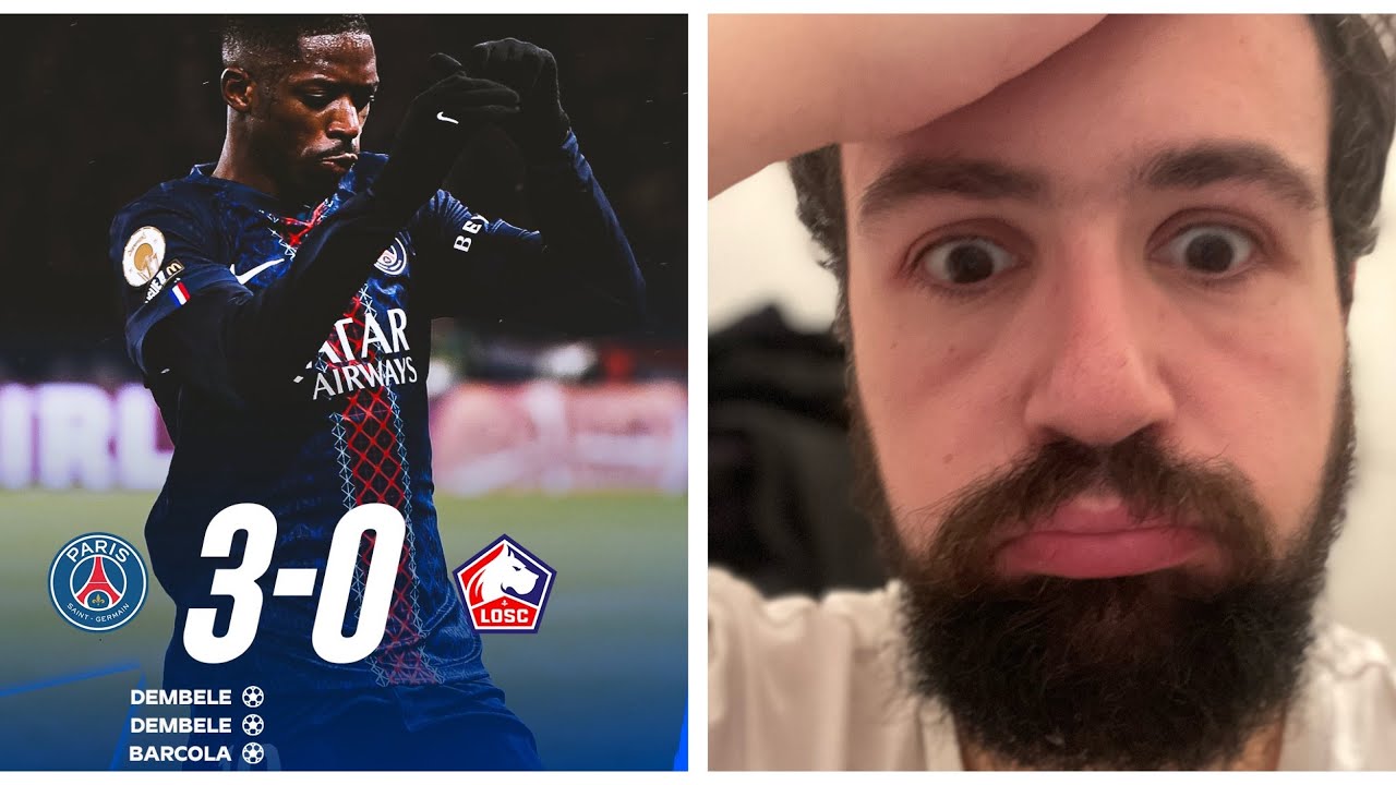 ET OUSMANE BALLON D’OR ,LE PSG ÉCLATE LILLE 3-0 !