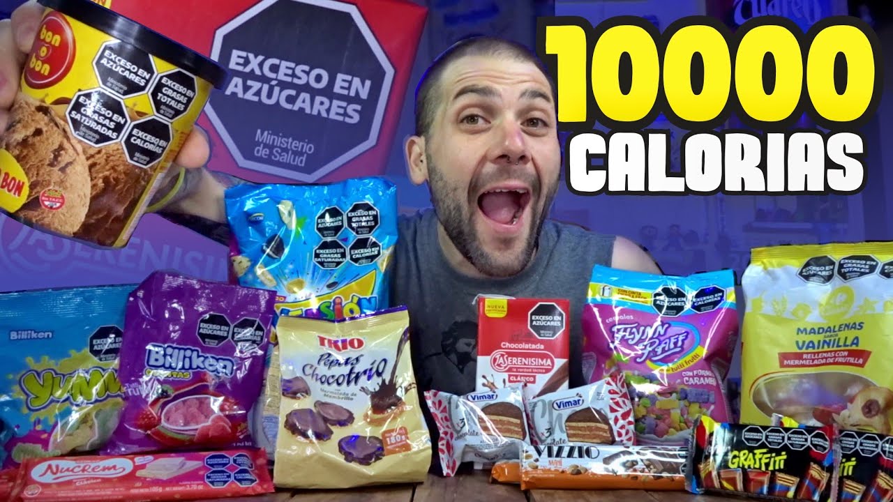 Comiendo 10000 Kcal EXCESO EN AZUCARES! El Mejor desafío del canal?