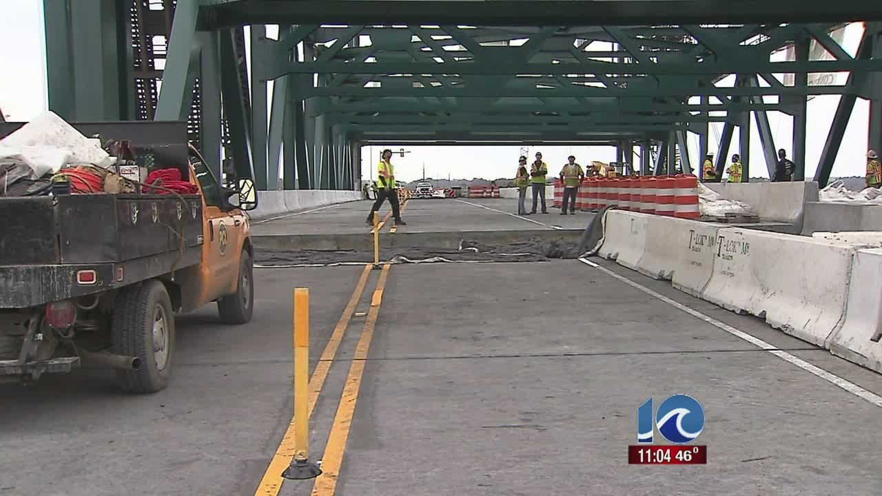One span of Gilmerton Bridge opens a week early