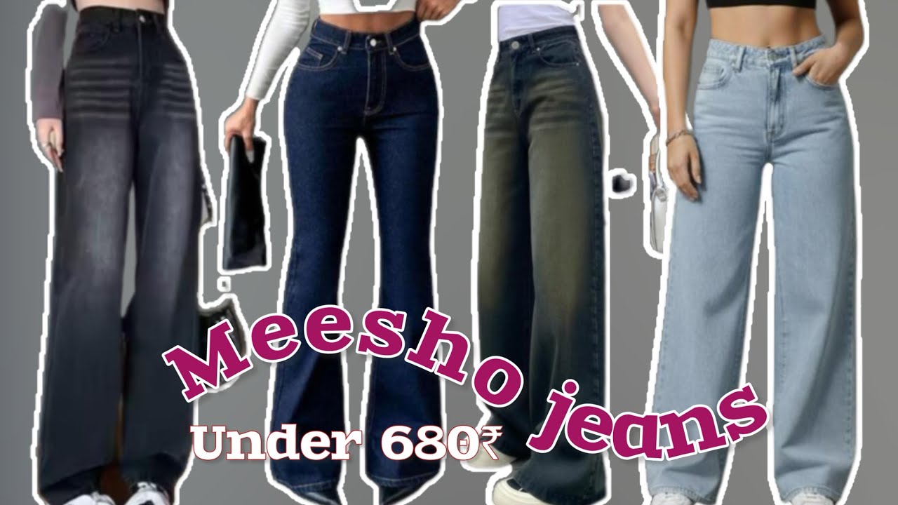Meesho jeans under 680₹ || #meeshojeanshaul #jeans 