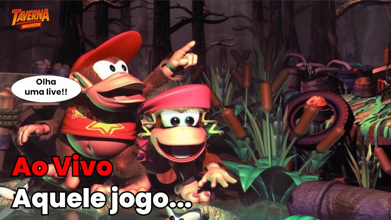 Donkey Kong country zerando os 3 do super Nintendo !revista !pix