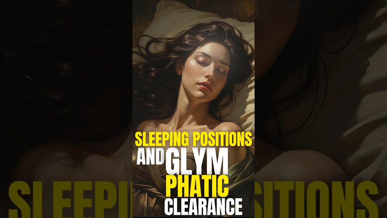 SLEEPING POSITIONS & glymphatic clearance