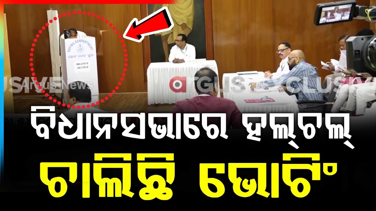 ବିଧାନସଭାରେ ହଲ୍‌ଚଲ୍‌ ଚାଲିଛି ଭୋଟିଂ | Rajya Sabha Election 2026 | Argus News