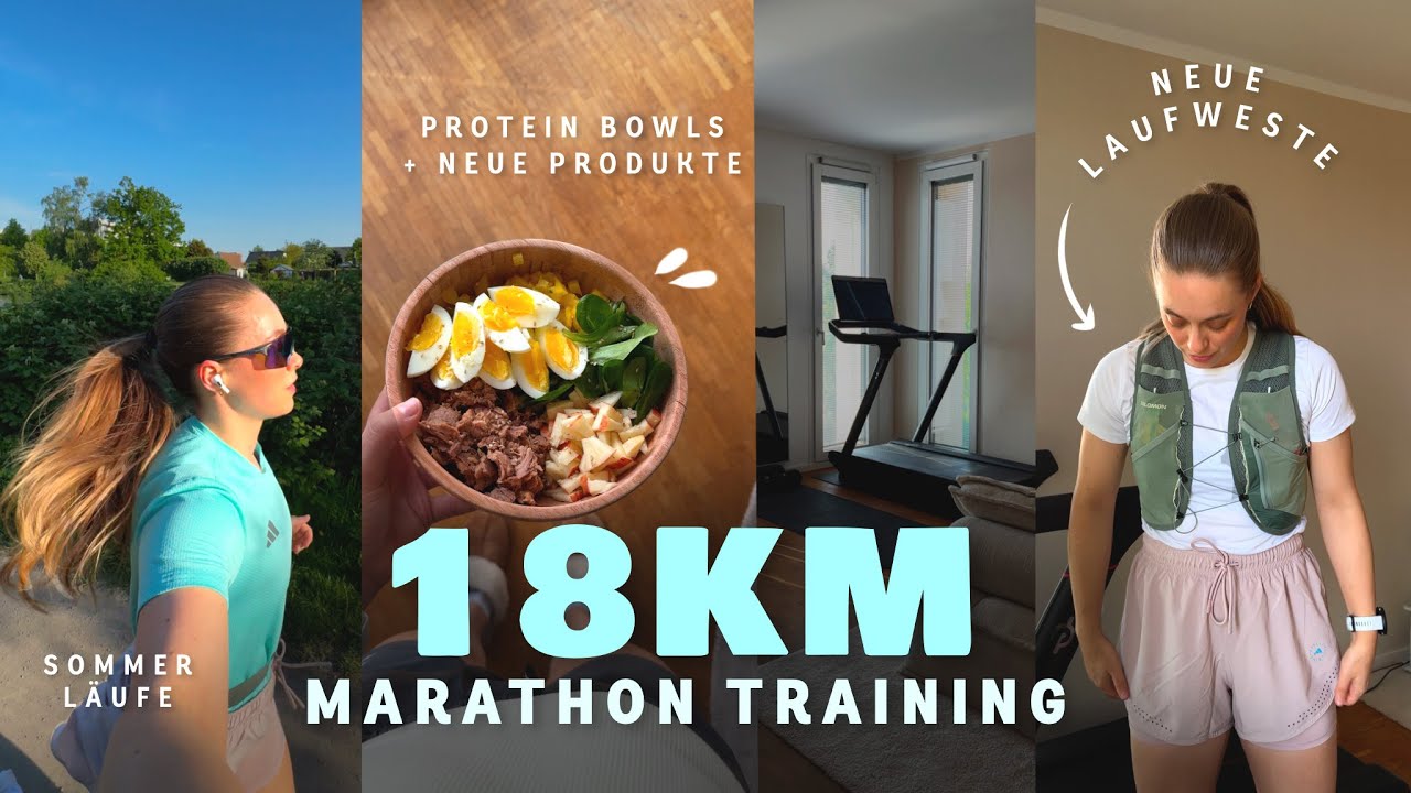 MARATHON TRAINING Sommerläufe, neue Laufweste +