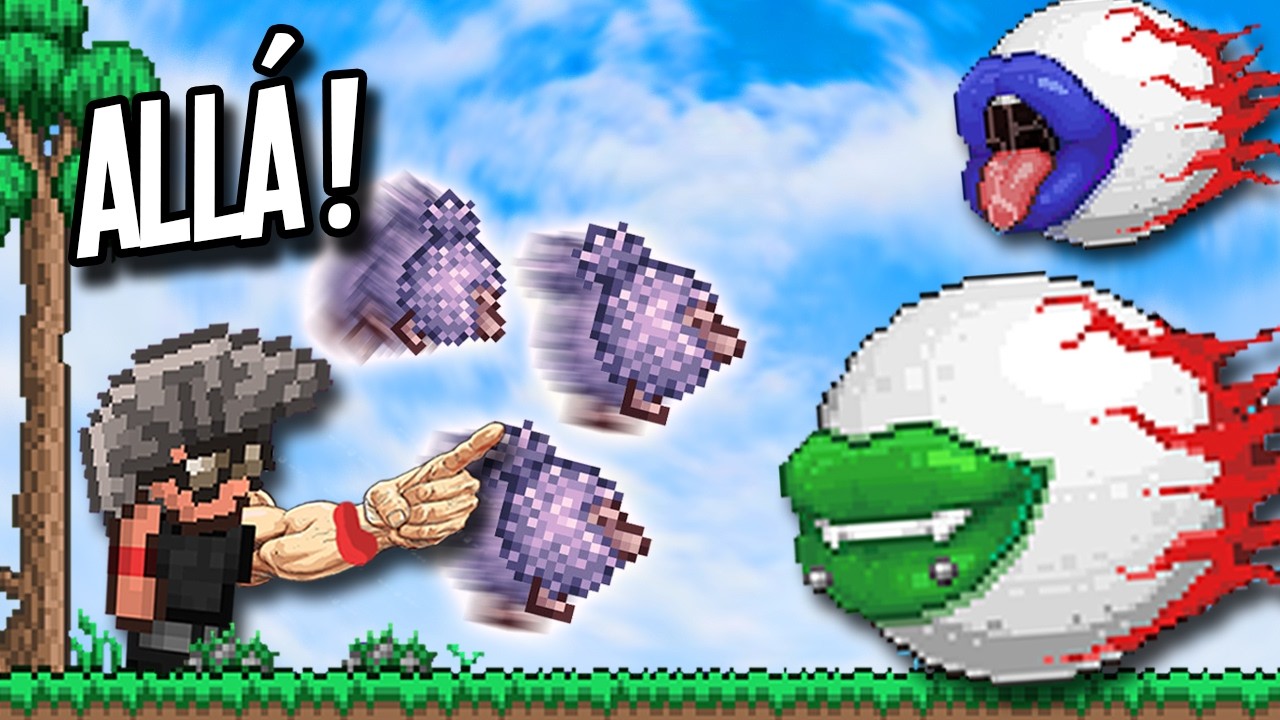MAKE SUFRE EN TERRARIA COMO INVOCAGODZZ 🐱👍 - la peor clase de terraria Ep.1