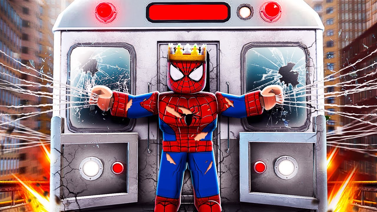 SPIDER-MAN vs TRAIN In Roblox