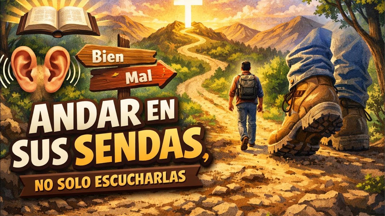 Andar en sus sendas.