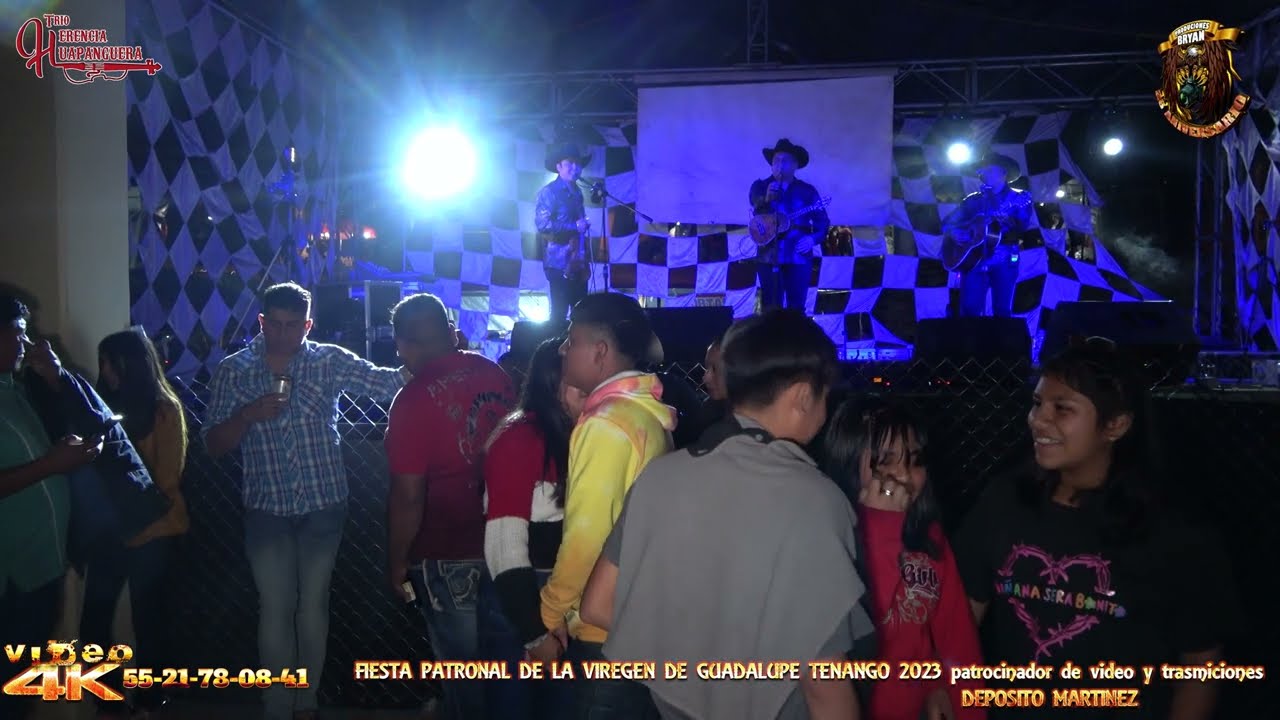 🎻TRIO HERENCIA juvenil 🎻en gran fiesta en honor a la virgen de GUADALUPE  TENANGO 2023👌PART3