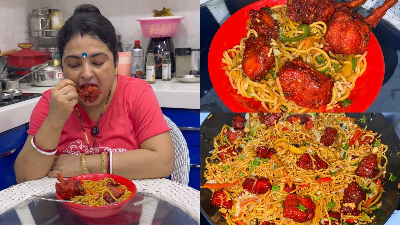 VIRAL STREET STYLE CHICKEN HAKKA NOODLES RECIPE | @MaddyMummy