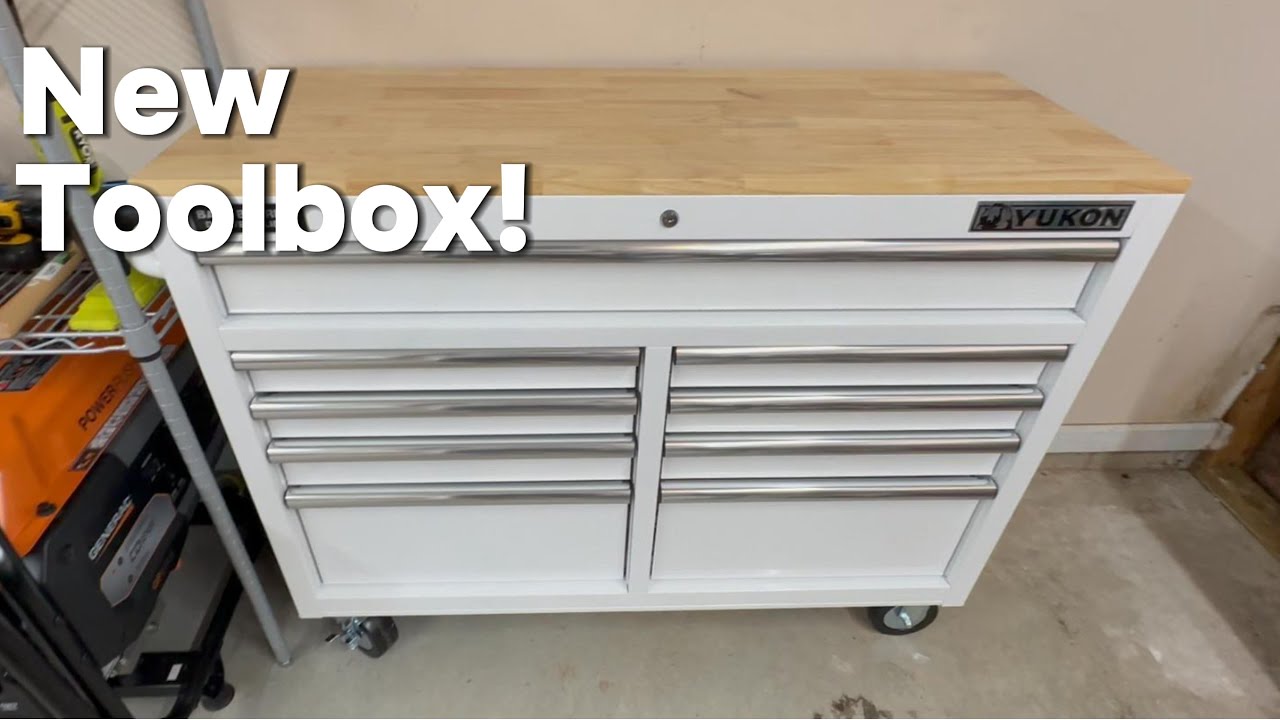 New Harbor Freight Yukon Toolbox Unboxing & Assembly | DIY Garage Setup Upgrade