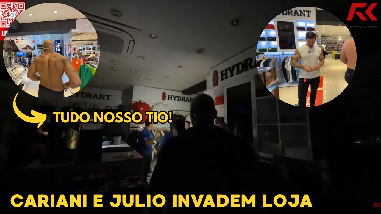 CARIANI E JULIO INVADEM A LOJA! Alarme dispara...