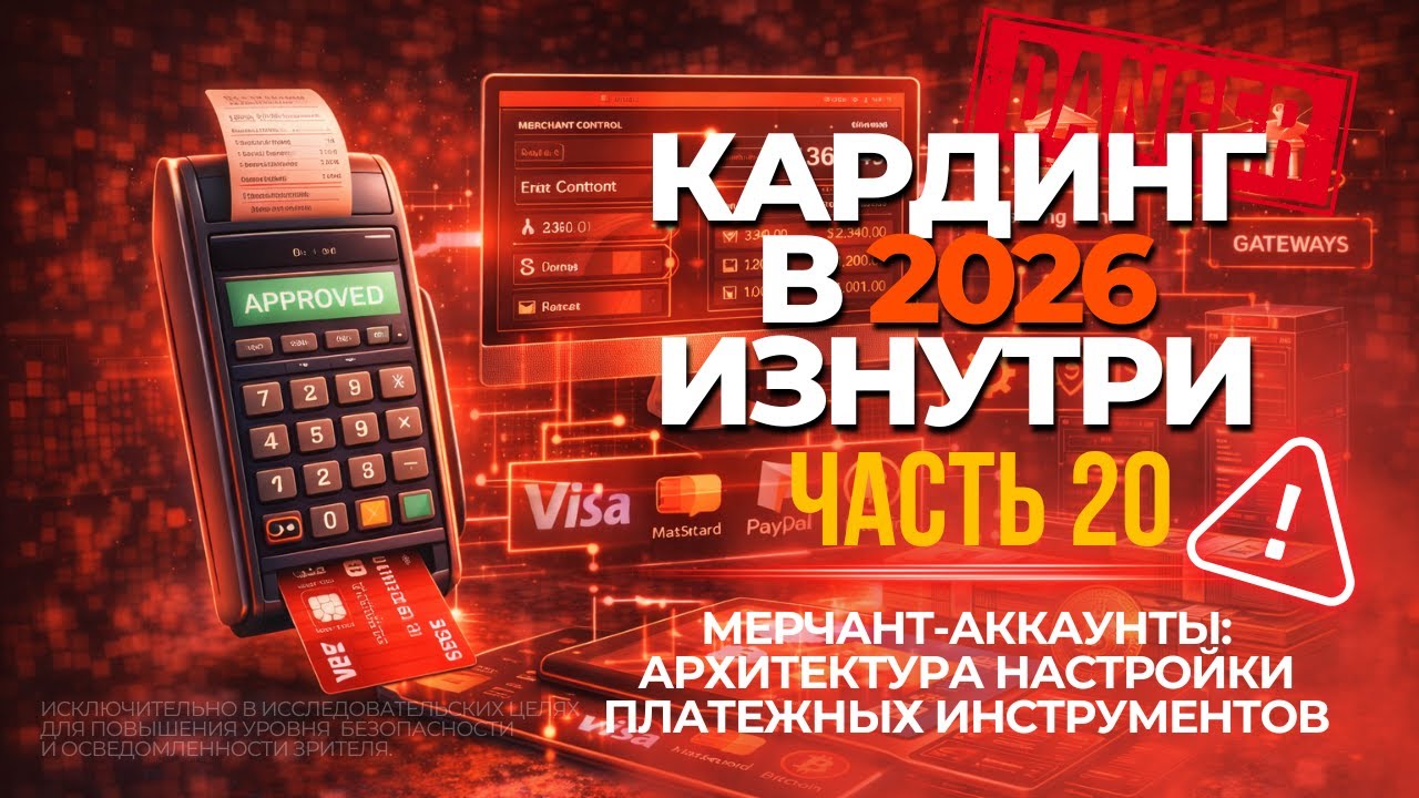 Кардинг в 2026 Изнутри : Часть 20 