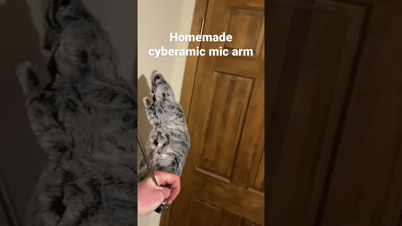 Homemade cyberamic mic arm
