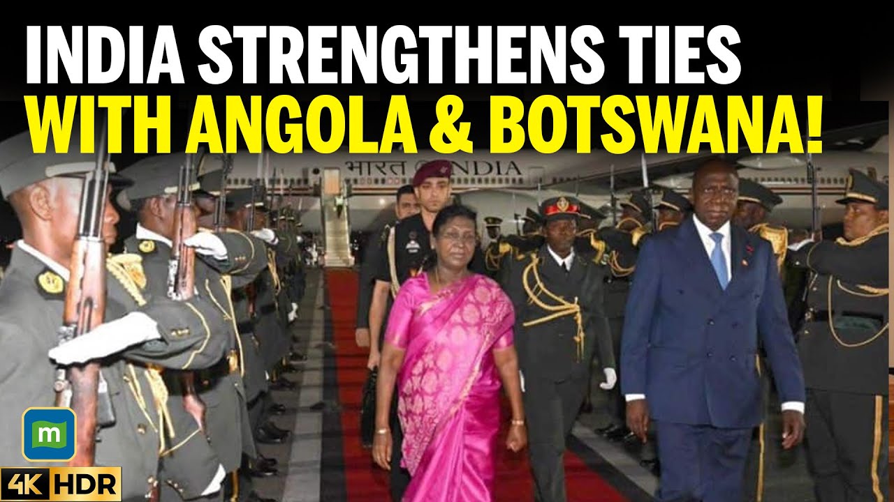 President Murmu Begins Historic Africa Visit To Strengthen India&rsquo;s Ties With Angola, Botswana | 4K