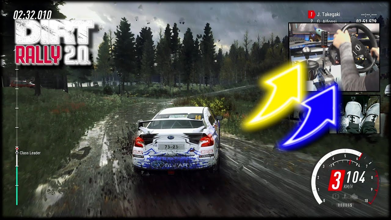 Subaru WRX STI Rally Finland / Thrustmaster T300RS + TSS Handbrake T-LCM DiRT Rally 2.0