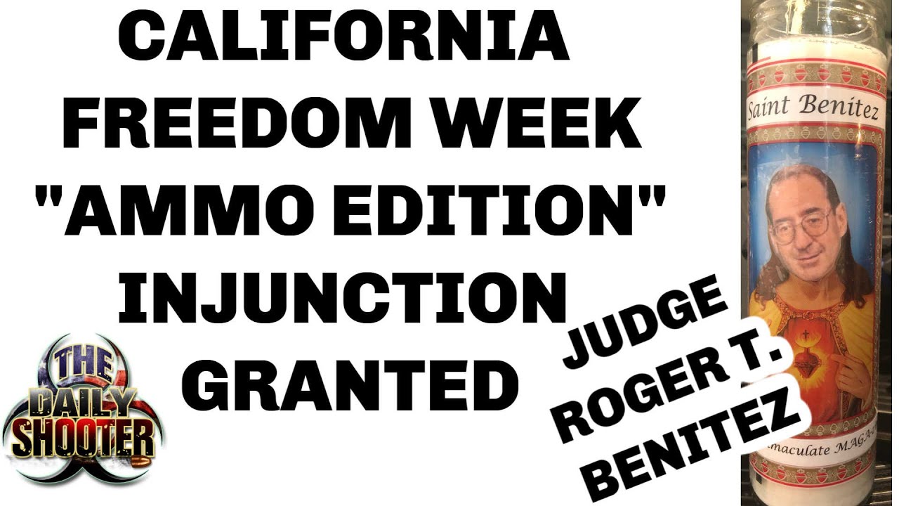 INJUNCTION GRANTED! California Freedom Week 