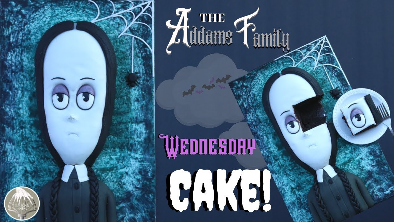 Wednesday Addams Cake tutorial | The Addams Family | Thalias Cakes