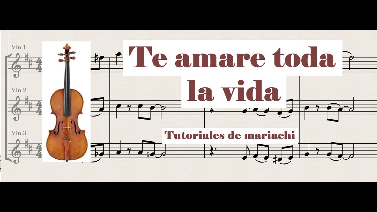 Te amare toda la vida Violin