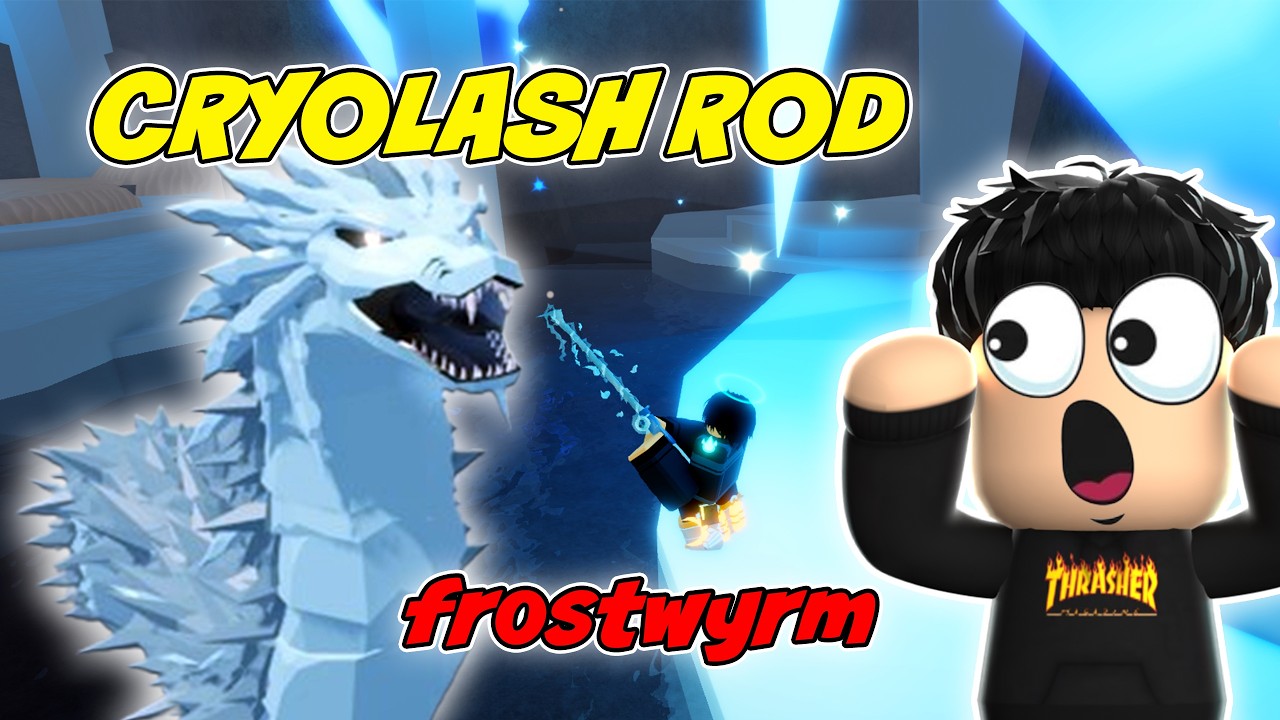 CARA MENDAPATKAN FROSTWYRM DAN CRYOLASH ROD - Roblox Fisch