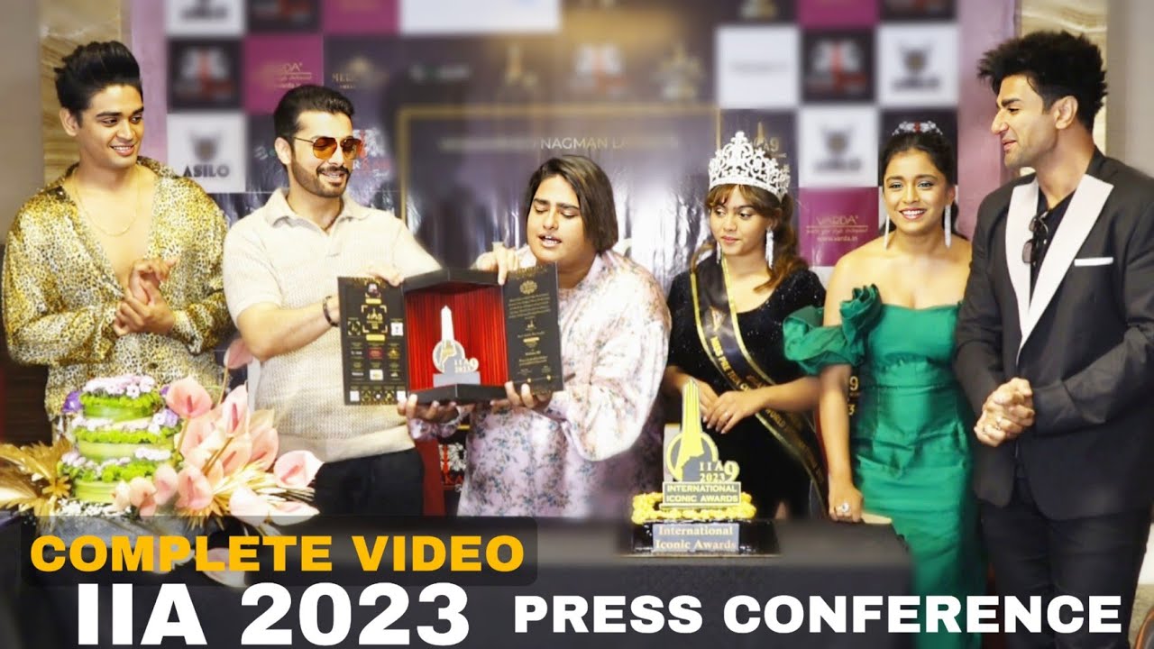 International Iconic Awards S 9 | PRESS CONFERENCE | Sumbul Touqeer Khan, Nishant Malkhani,Sharad