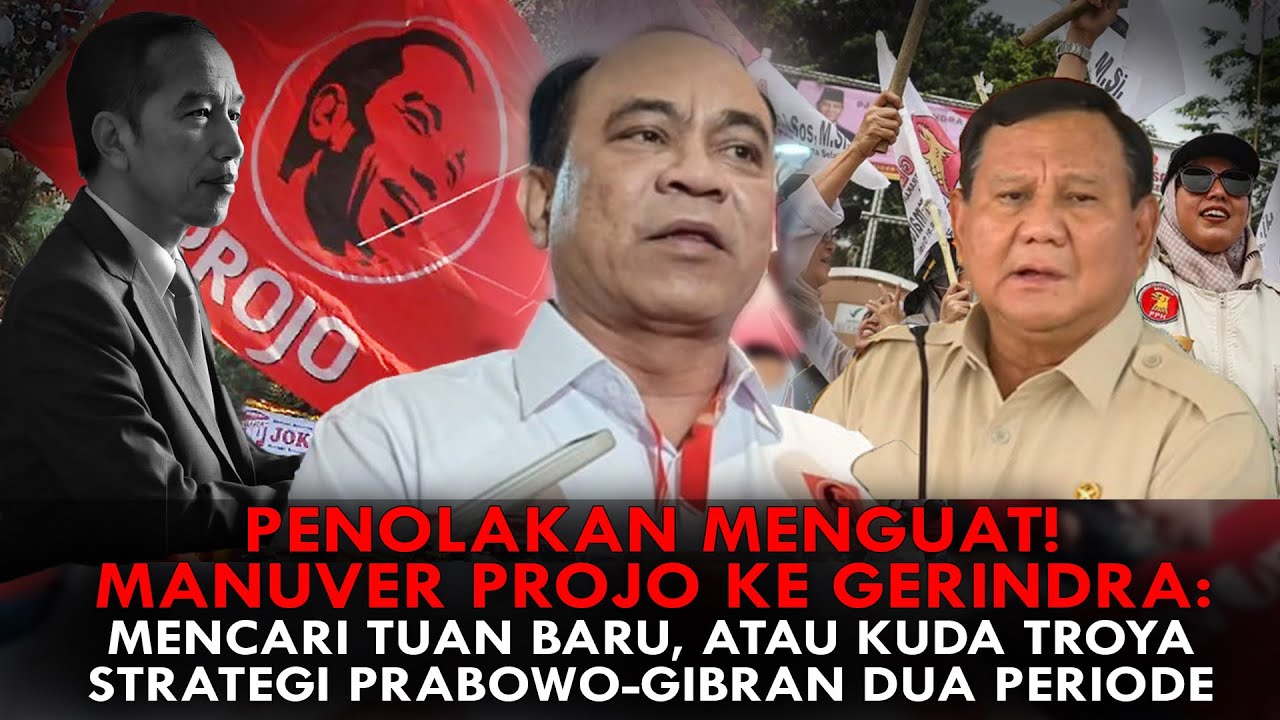 MANUVER PROJO KE GERINDRA! MENCARI TUAN BARU, ATAU KUDA TROYA STRATEGI PRABOWO-GIBRAN DUA PERIODE
