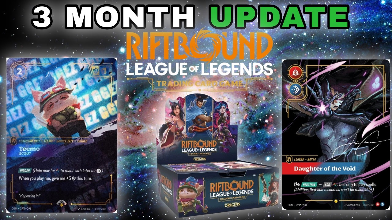 RIFTBOUND TCG | 3 Month Update | Origins