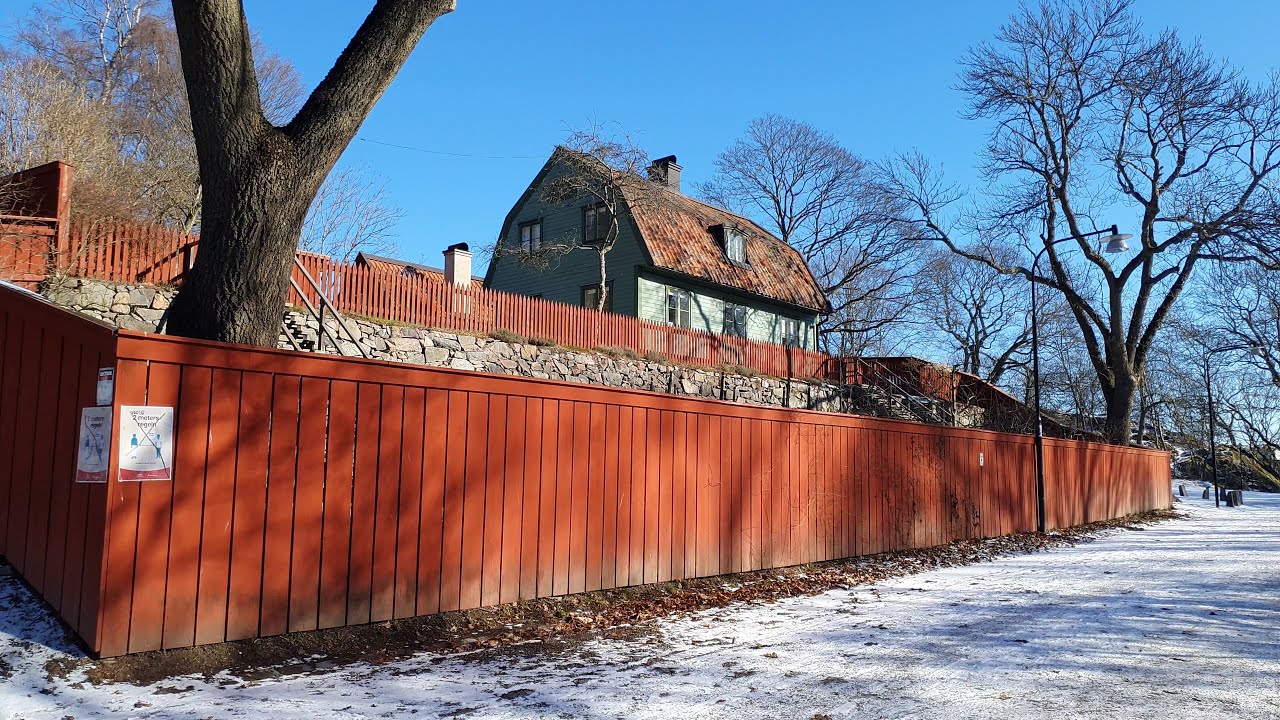 Stockholm walking around Södermalm 4K #19