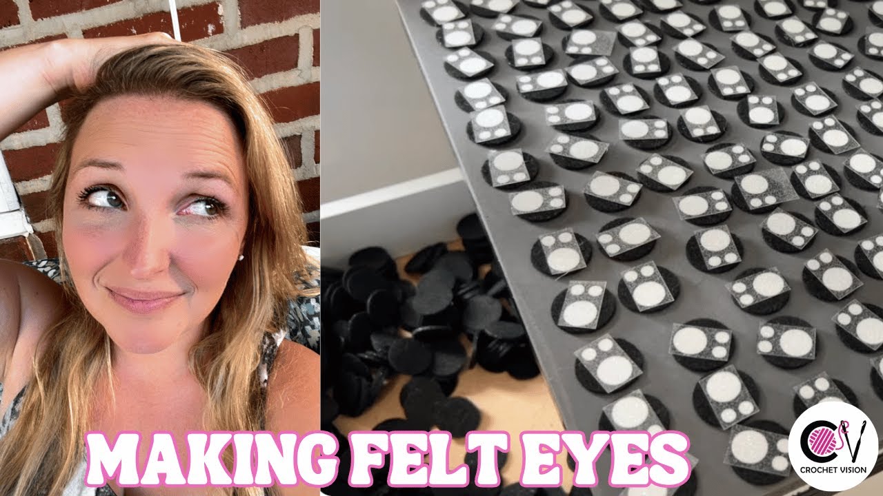 Making Felt Eyes | ReOrganize Inventory | Vloggg