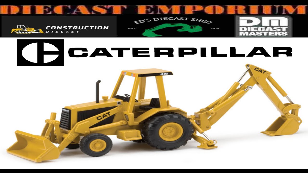 1:32 Scale Norscot Caterpillar 416 Backhoe Loader