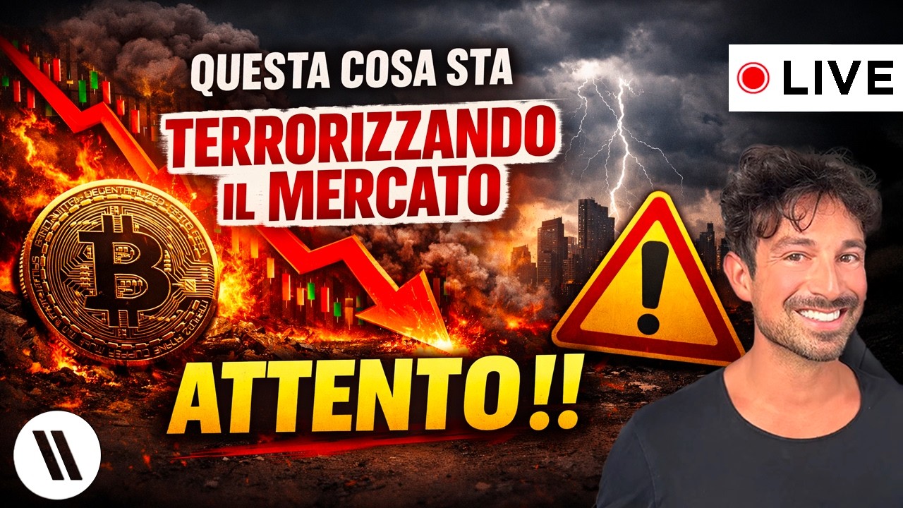 BITCOIN, CRYPTO: QUESTA COSA STA TERRORIZZANDO IL MERCATO (ATTENTO!!)