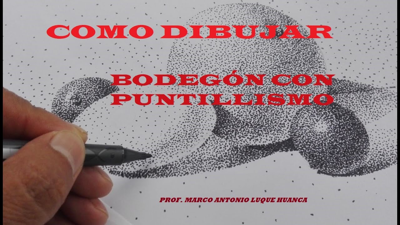Bodegón con Puntillismo
