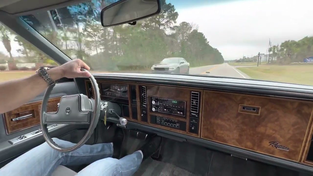1985 Buick Riviera Driving Video! 3,500 Miles!