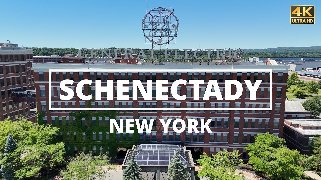 Schenectady, New York - [4K] Drone Tour