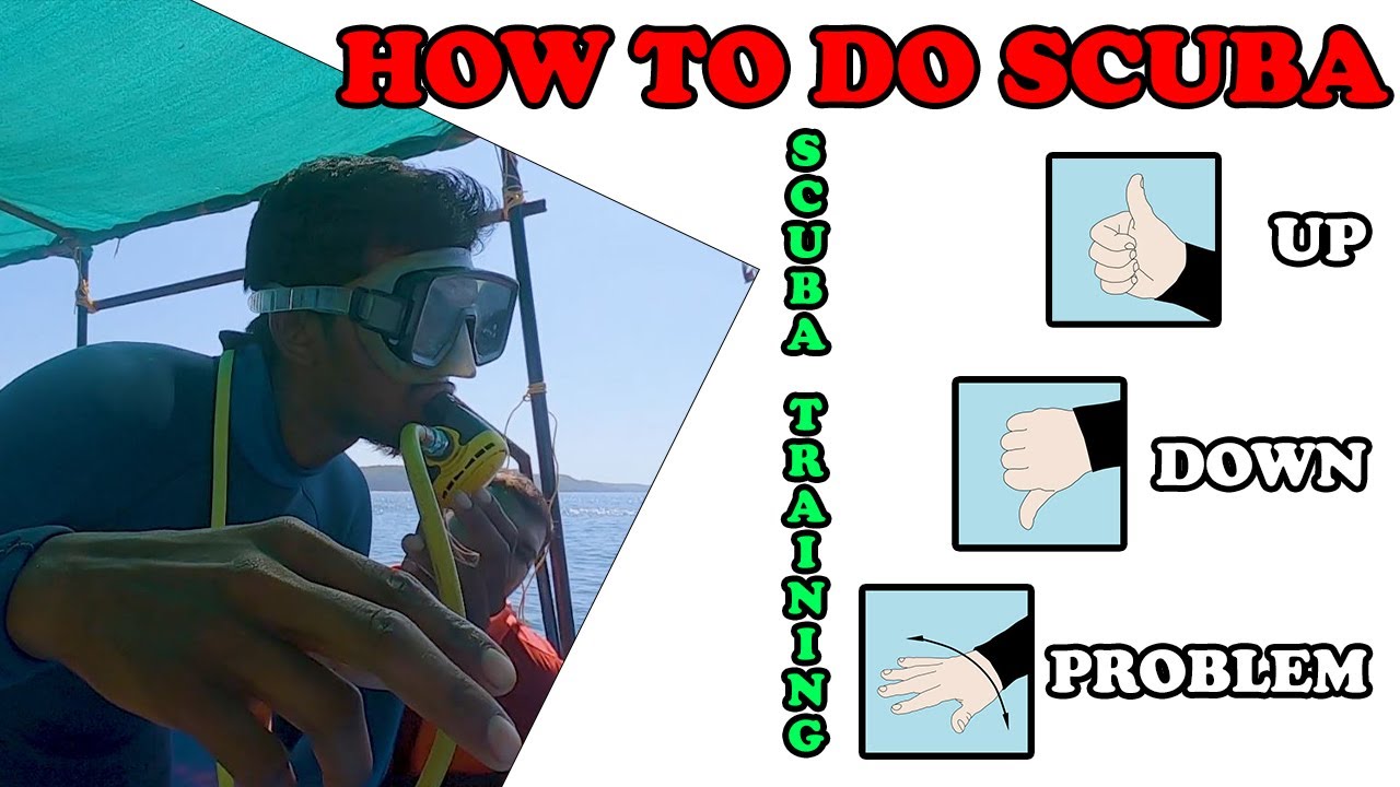 HOW TO DO SCUBA || SCUBA TRAINING || SCUBA BRIEFING || INSIDE WATER SIGNALS || SUDHIR GAWAS ||
