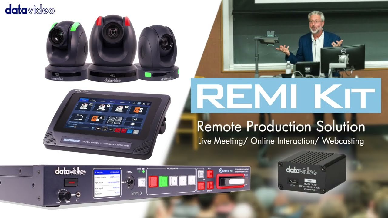 Bringing the Studio to You: Remote Video Production with Datavideo's REMI Kit | Datavideo