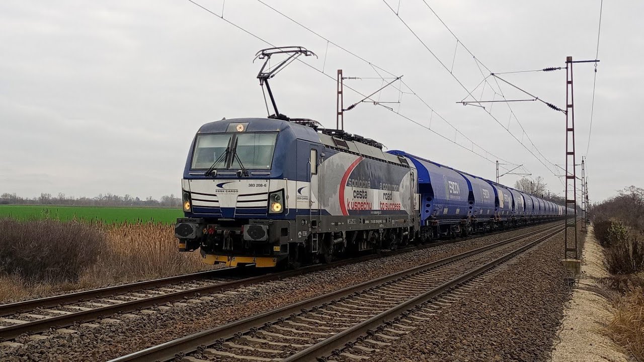 Tehervonatok Füzesabonynál / Freight trains at Füzesabony