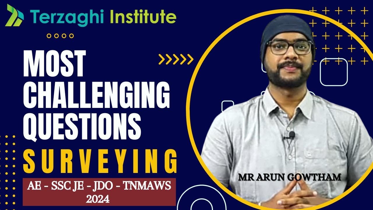 SURVEYING | Most Challenging Questions | TNMAWS | TNPSC AE | SSC JE | TNPSC JDO 2024