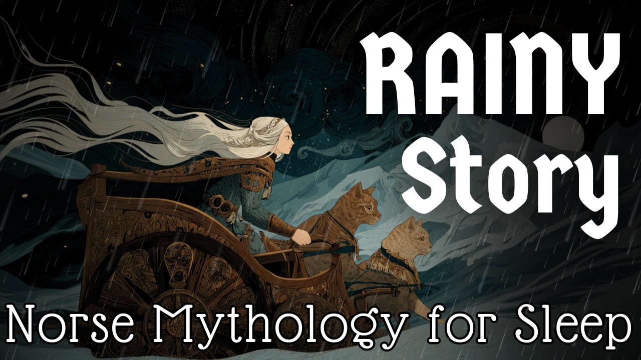 RAINY Norse Mythology for Sleep | RAINY STORY | Freyja and the Prayers of &Oacute;ttar