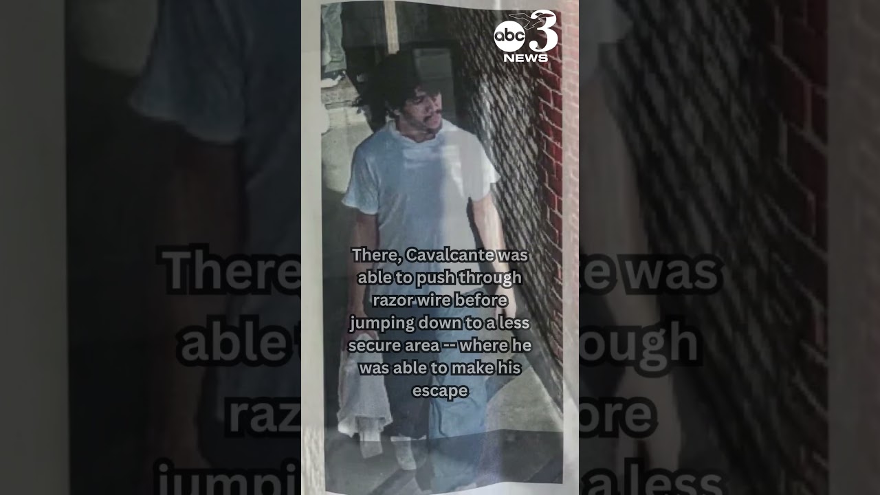 New video shows murder convict Danelo Cavalcante escaping Pennsylvania prison