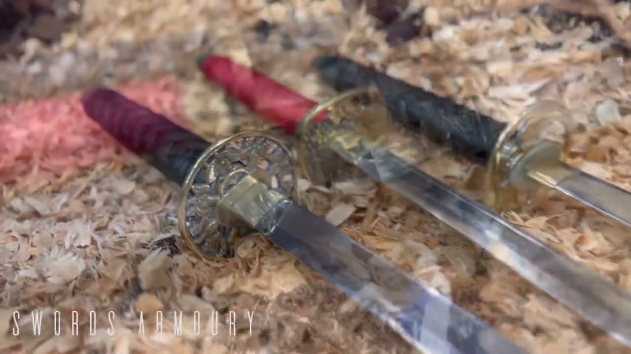 Forging a KATANA out of Rusted Iron CHAIN #forging  #swordsarmoury
