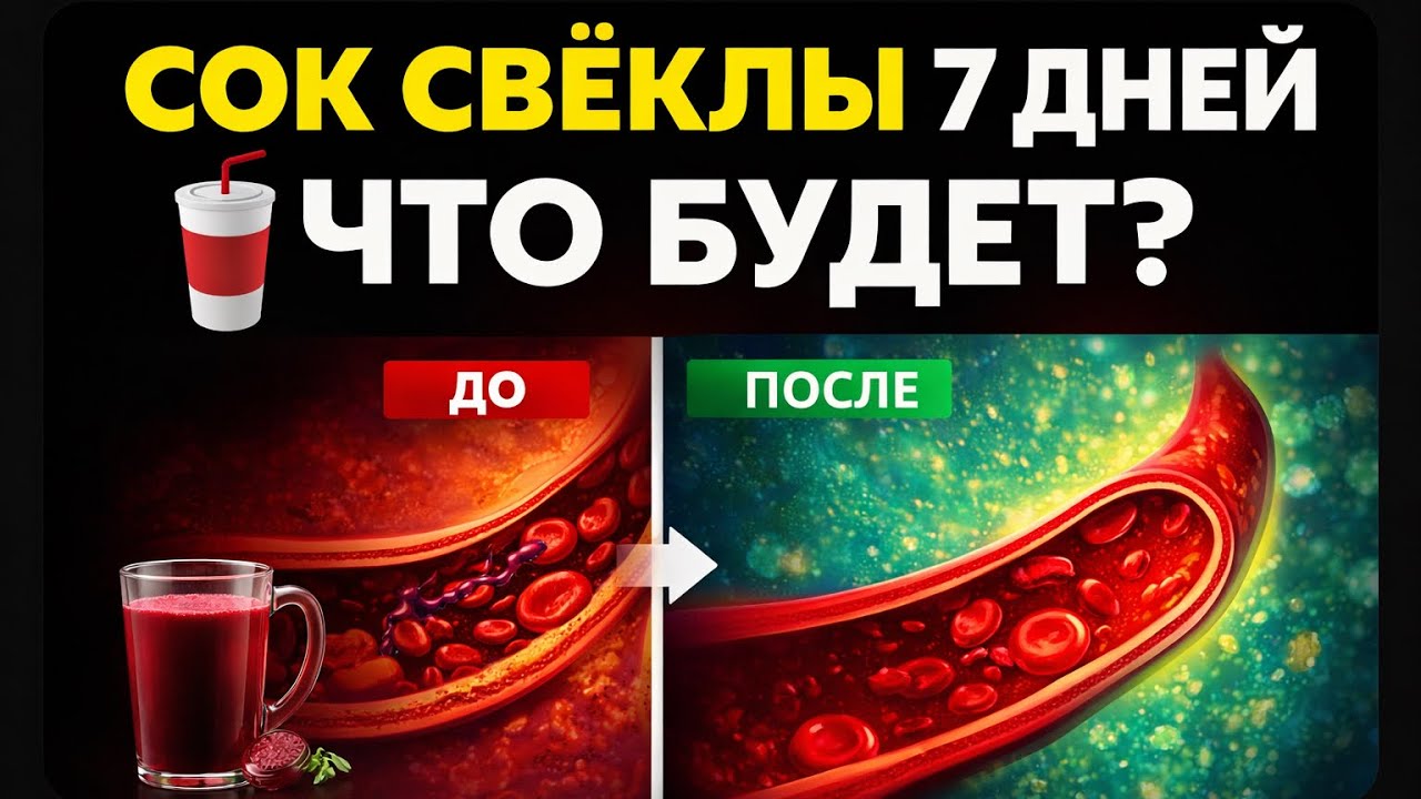 «Если пить сок свёклы 7 дней… 🥤 Что произойдет с организмом?»