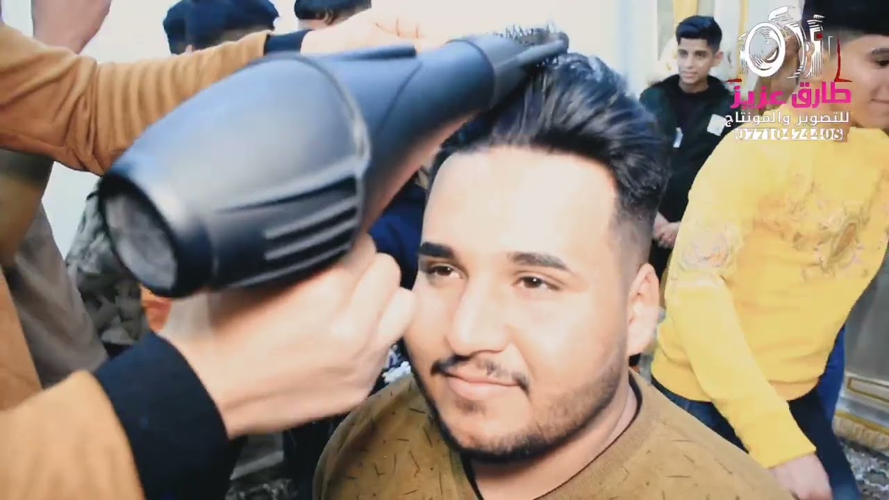 حنه عباس وسيف فاضل العكيلي الف مبروك العريس يستهلون لكرزيه ستوديو طارق عزيز للتصوير 07710474408