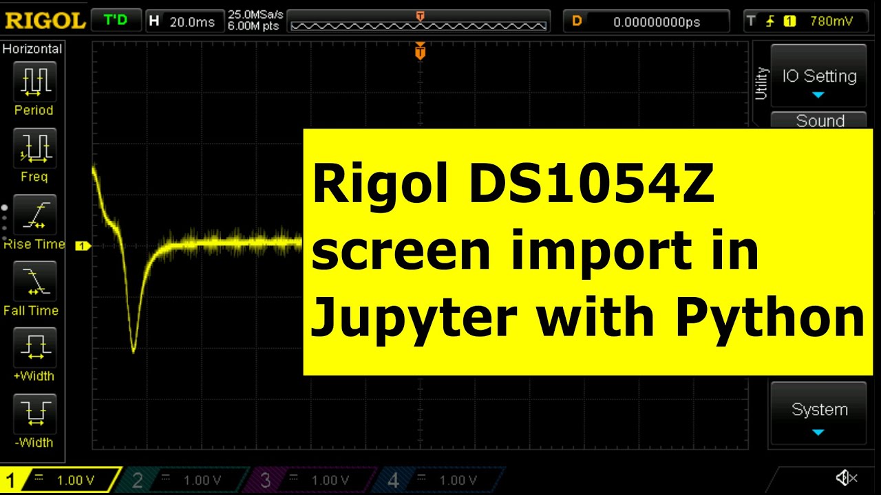 Using Python to Save a Rigol DS1054Z Screenshot