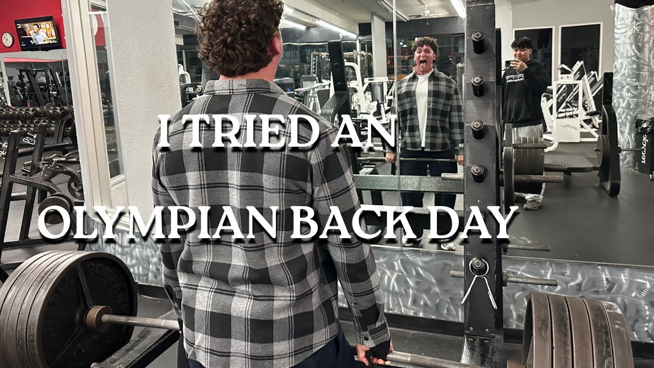 I Attempted Derek Lunsford’s Olympia Back Workout